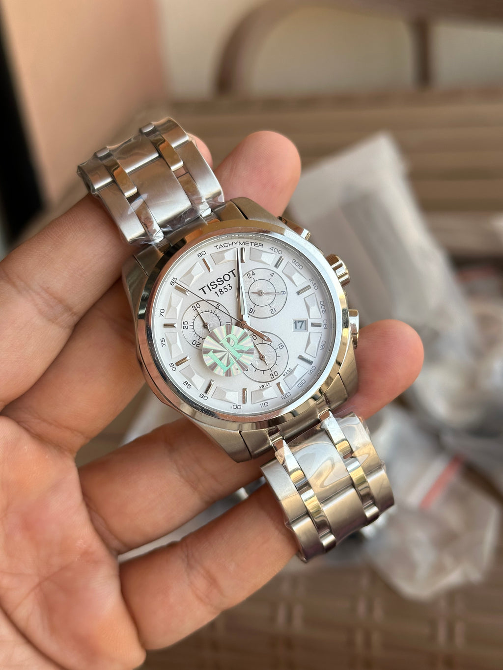 Tissot Chronograph White Dial Stainless Steel