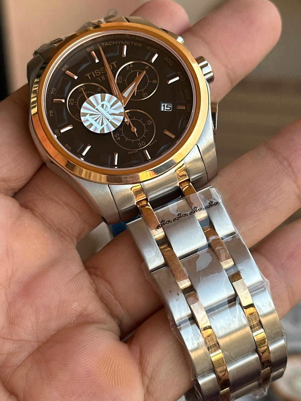 Tissot Chronograph Black Dial Stainless Steel