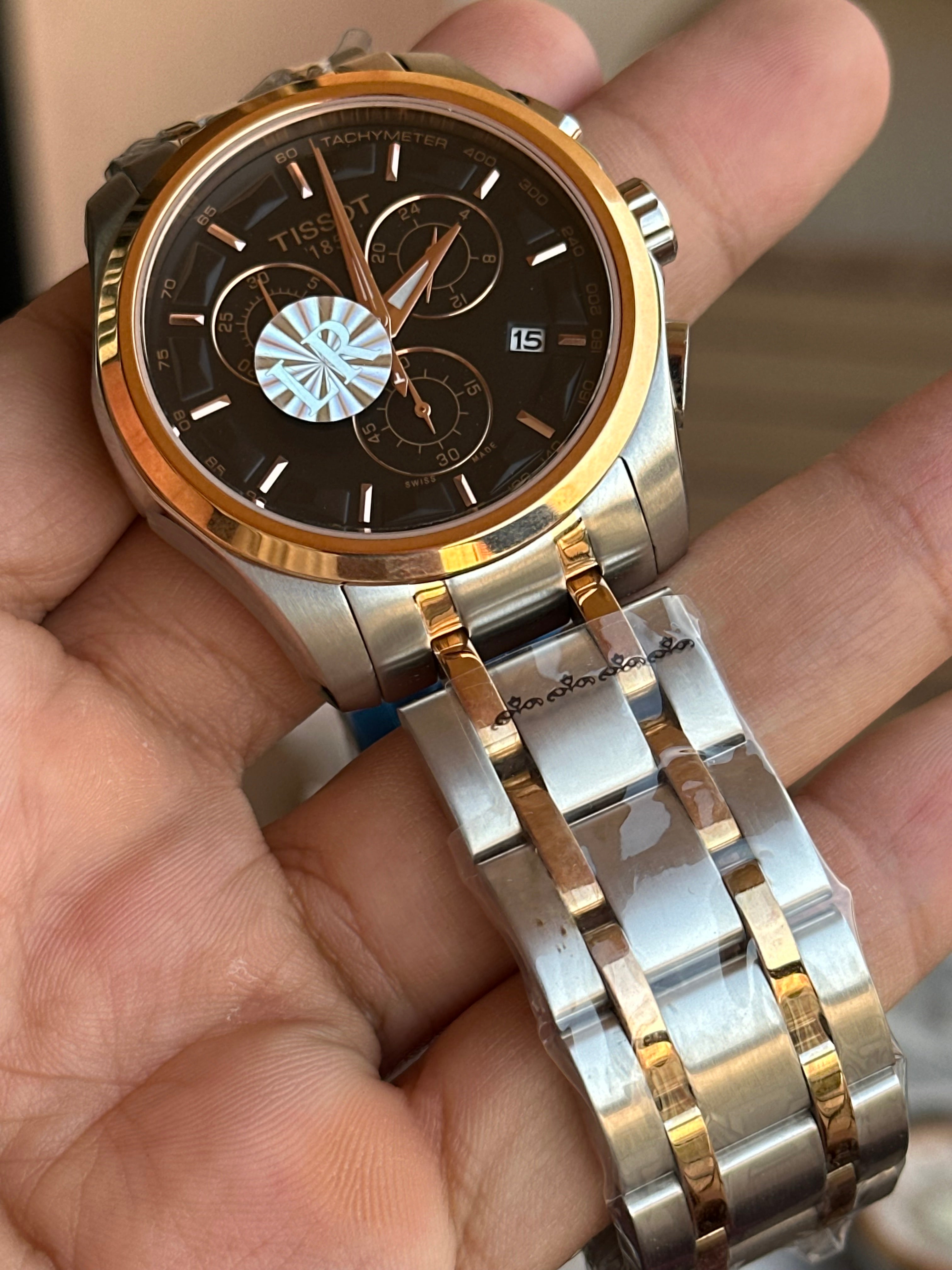 Tissot Chronograph Black Dial Stainless Steel