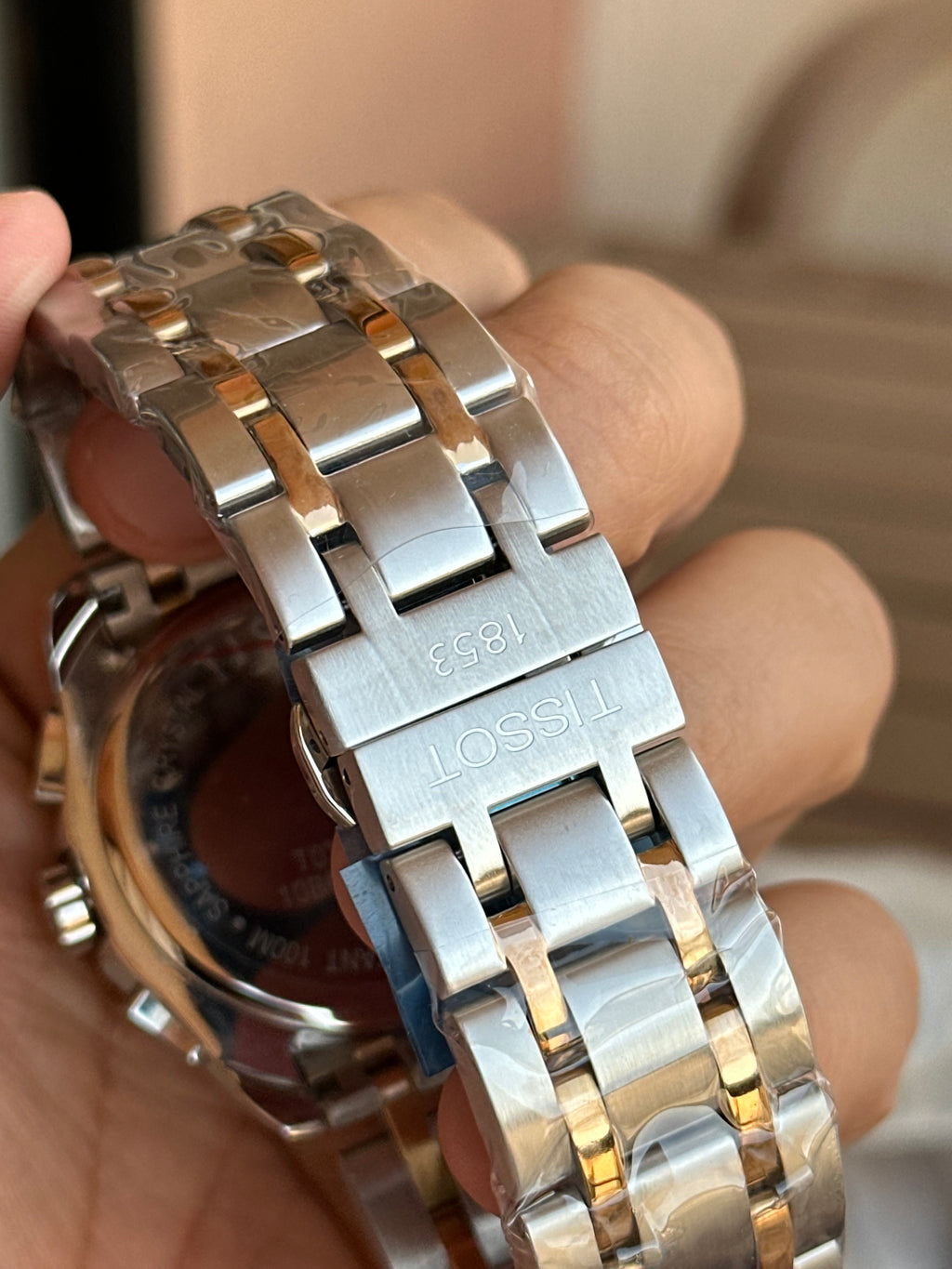 Tissot Chronograph Black Dial Stainless Steel