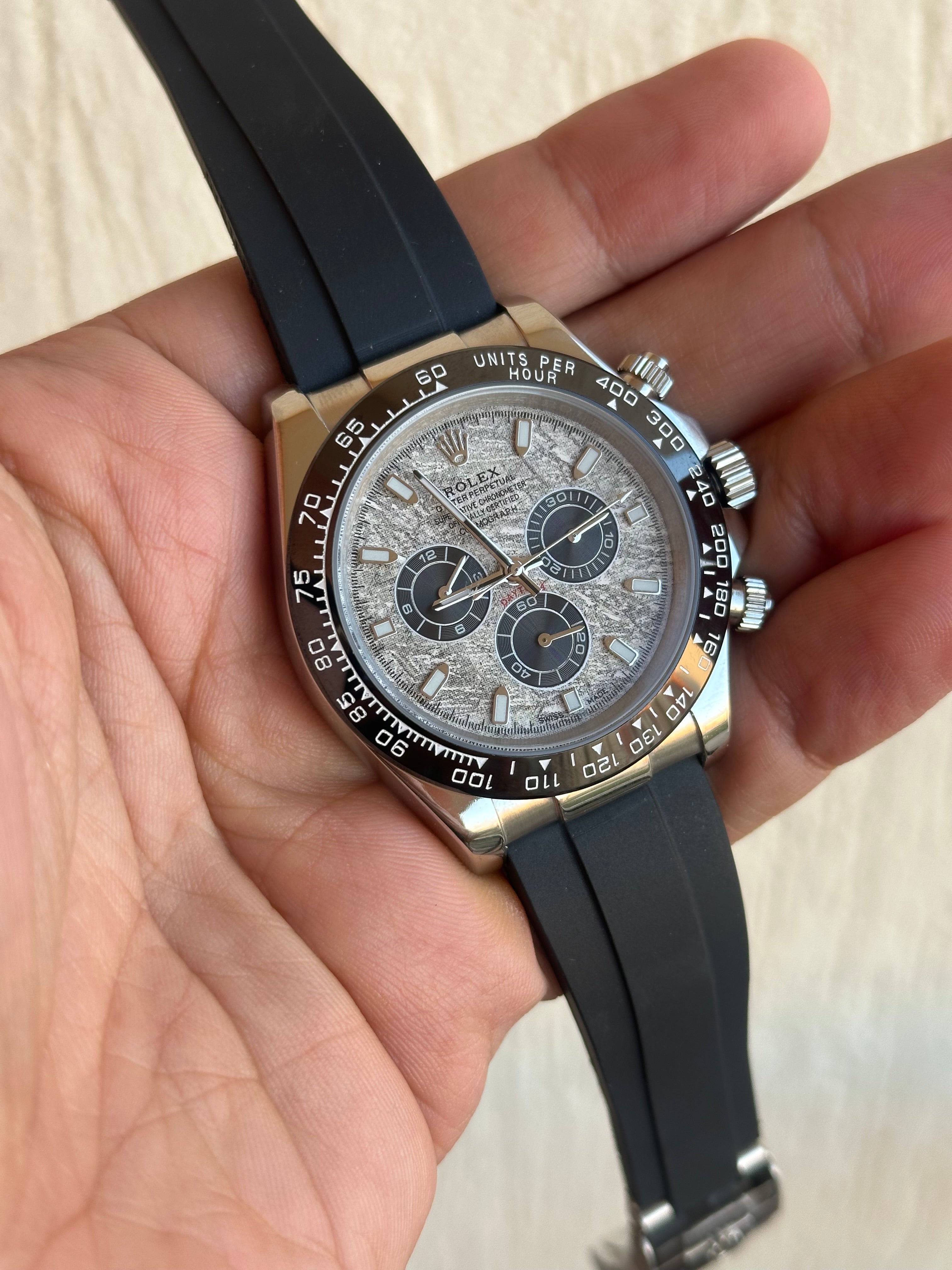 Rolex Cosmograph Daytona Meteorite Dial Oysterflex For Men