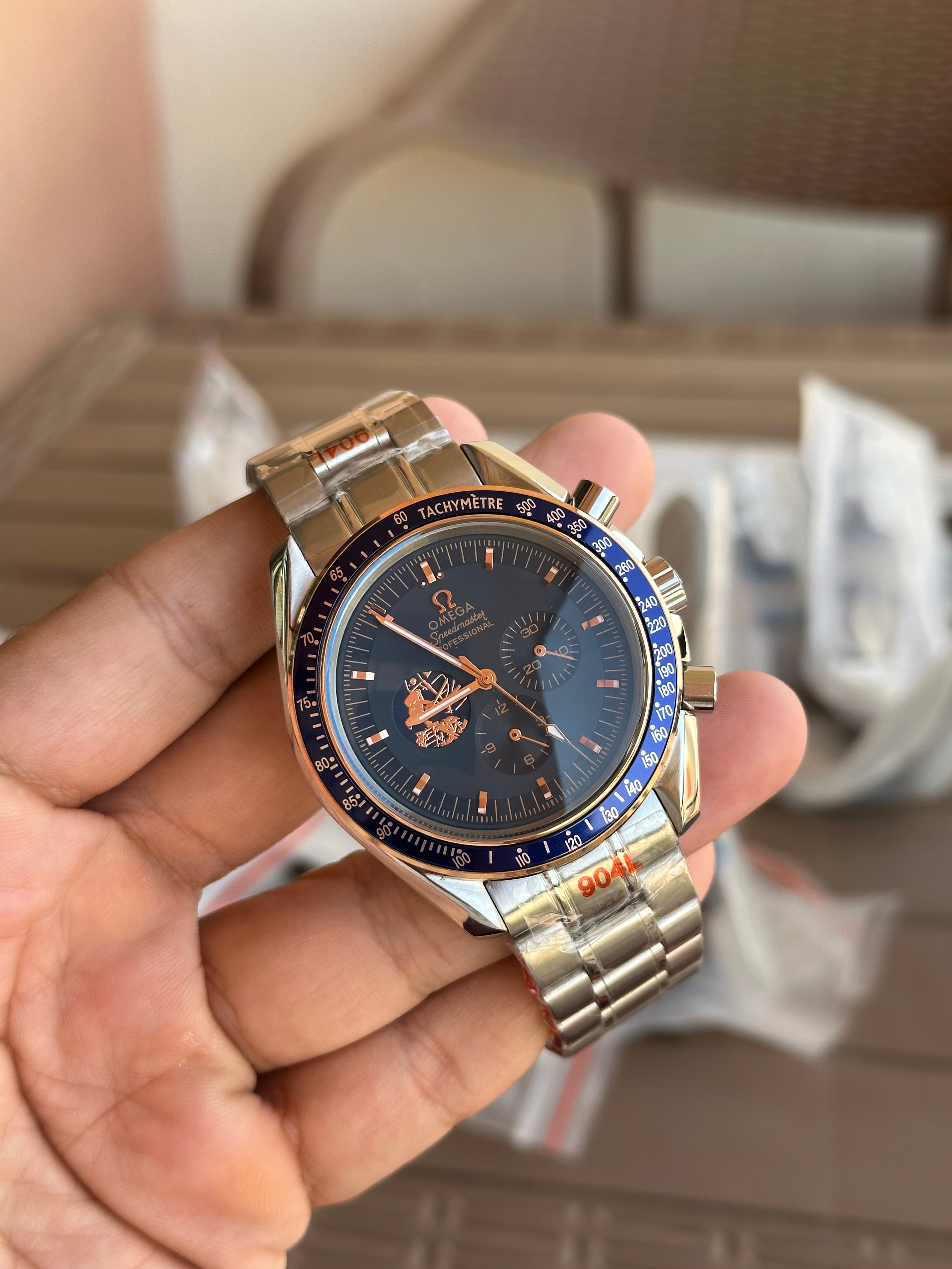 Omega Speedmaster Professional Chronograph Blue Dial