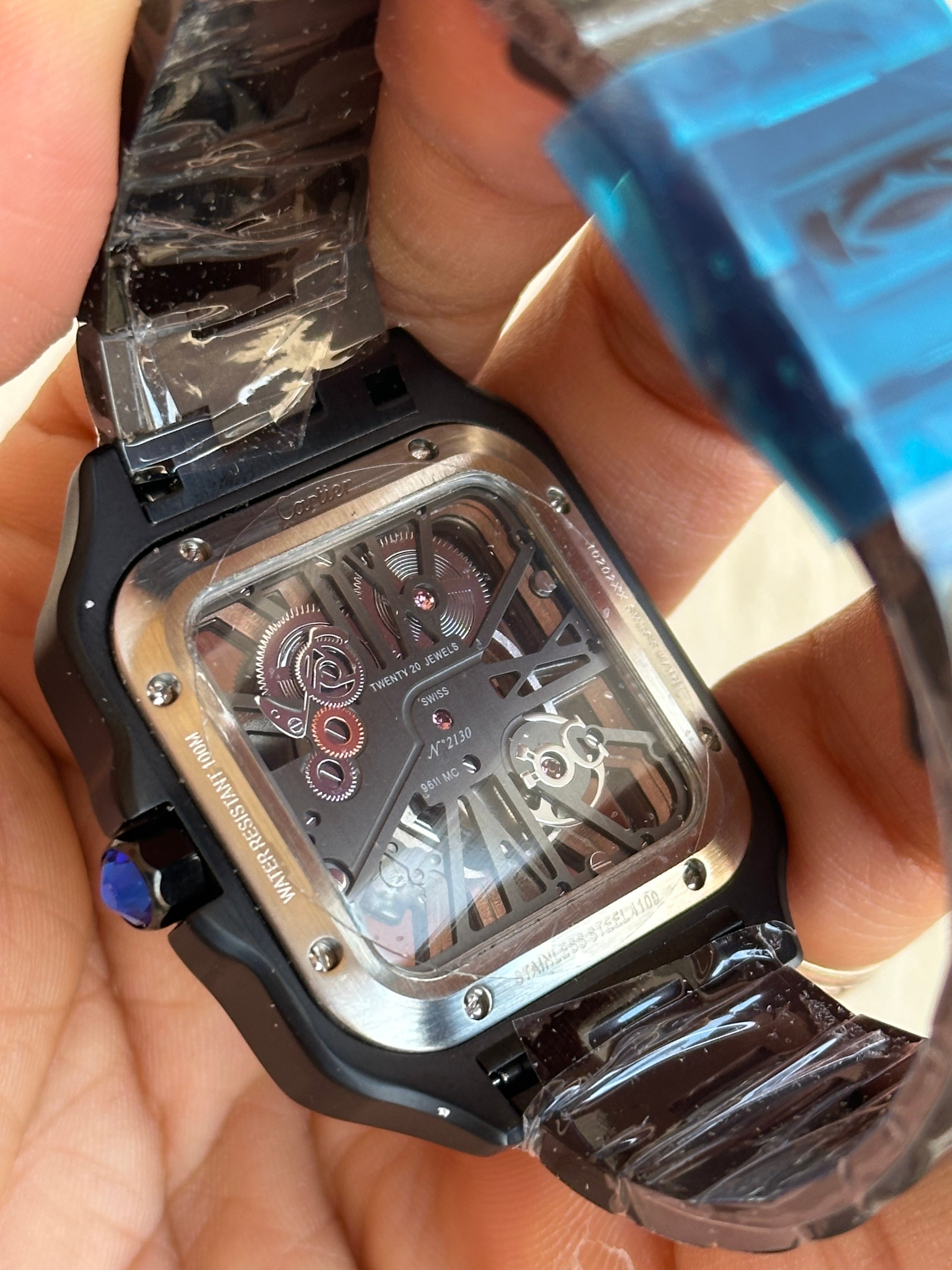 Cartier Santos Skeleton Automatic Men’s Watch