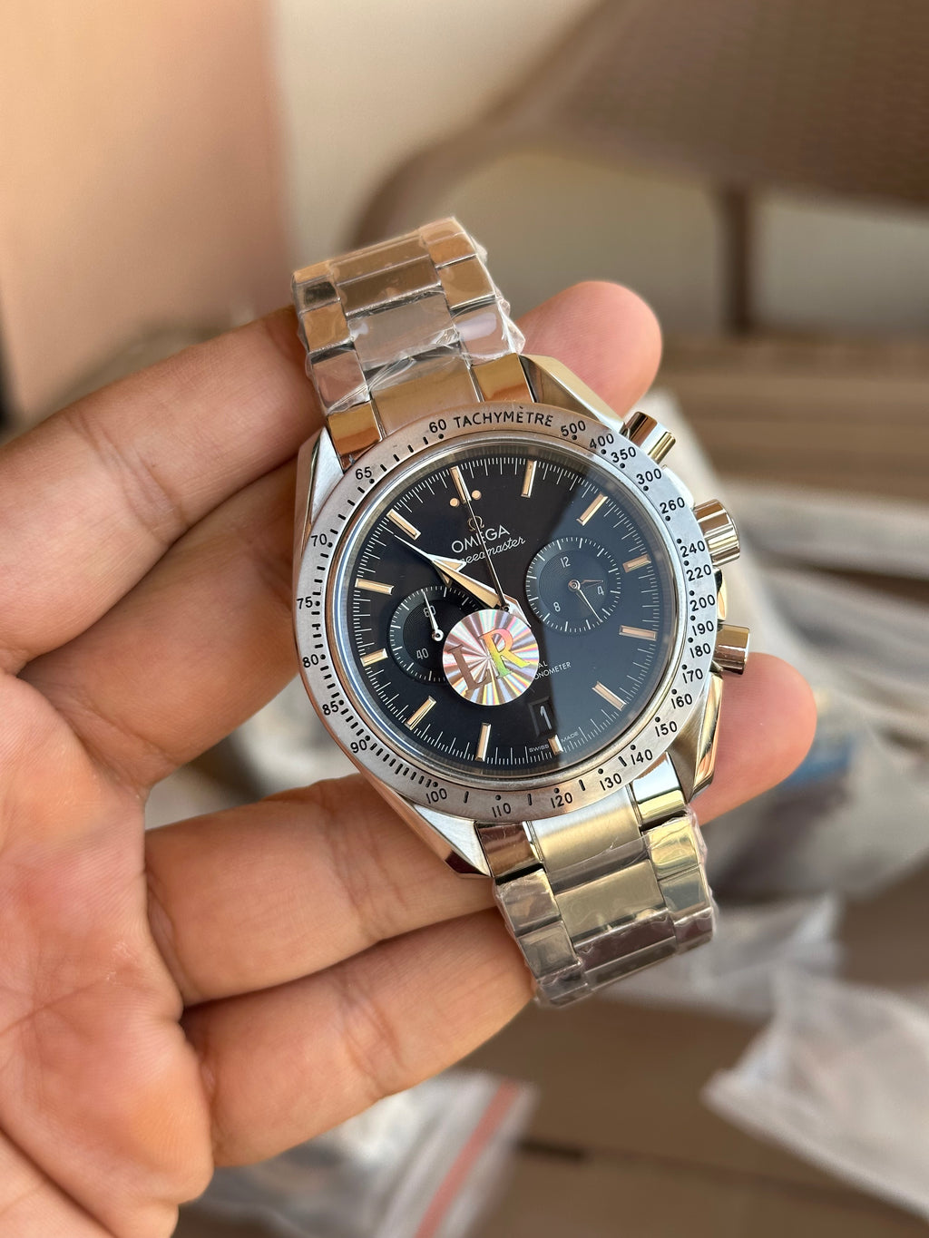 Omega Speedmaster Chronograph Black Dial