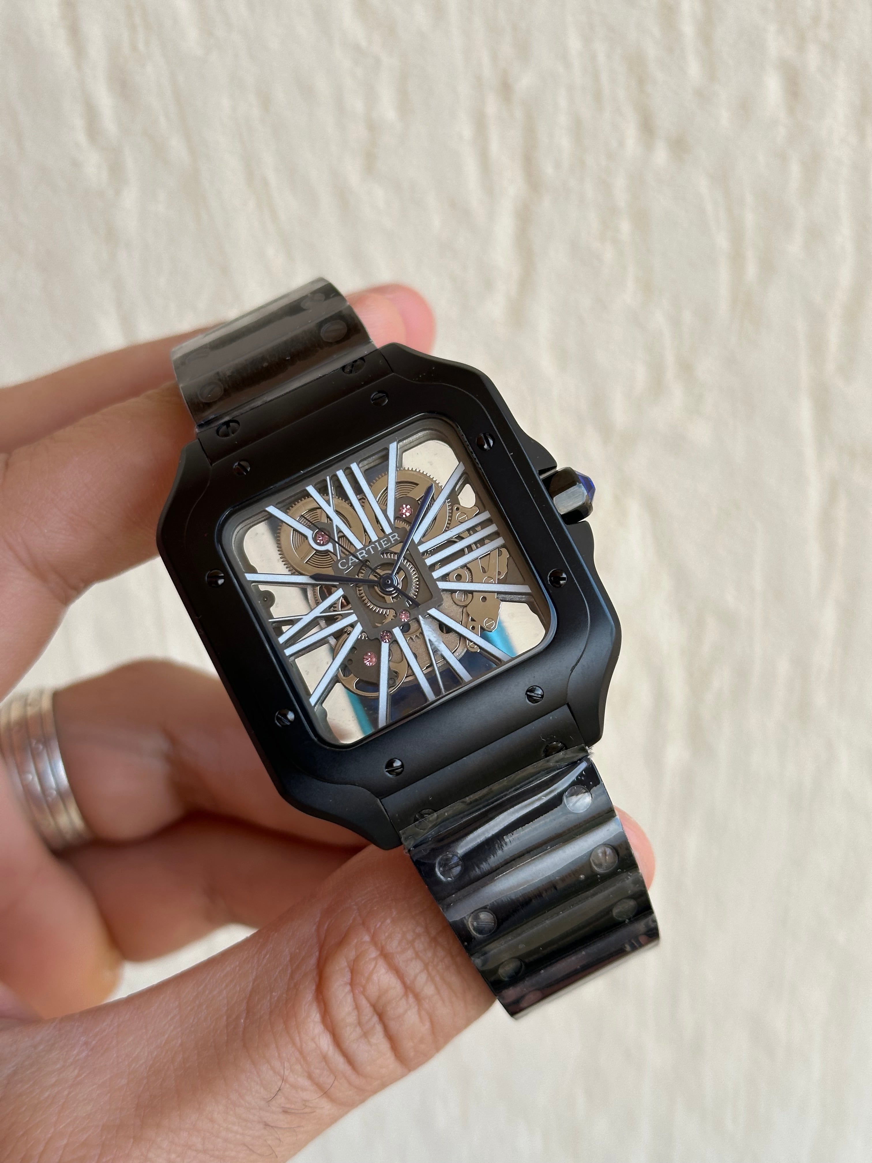 Cartier Santos Skeleton Automatic Men’s Watch