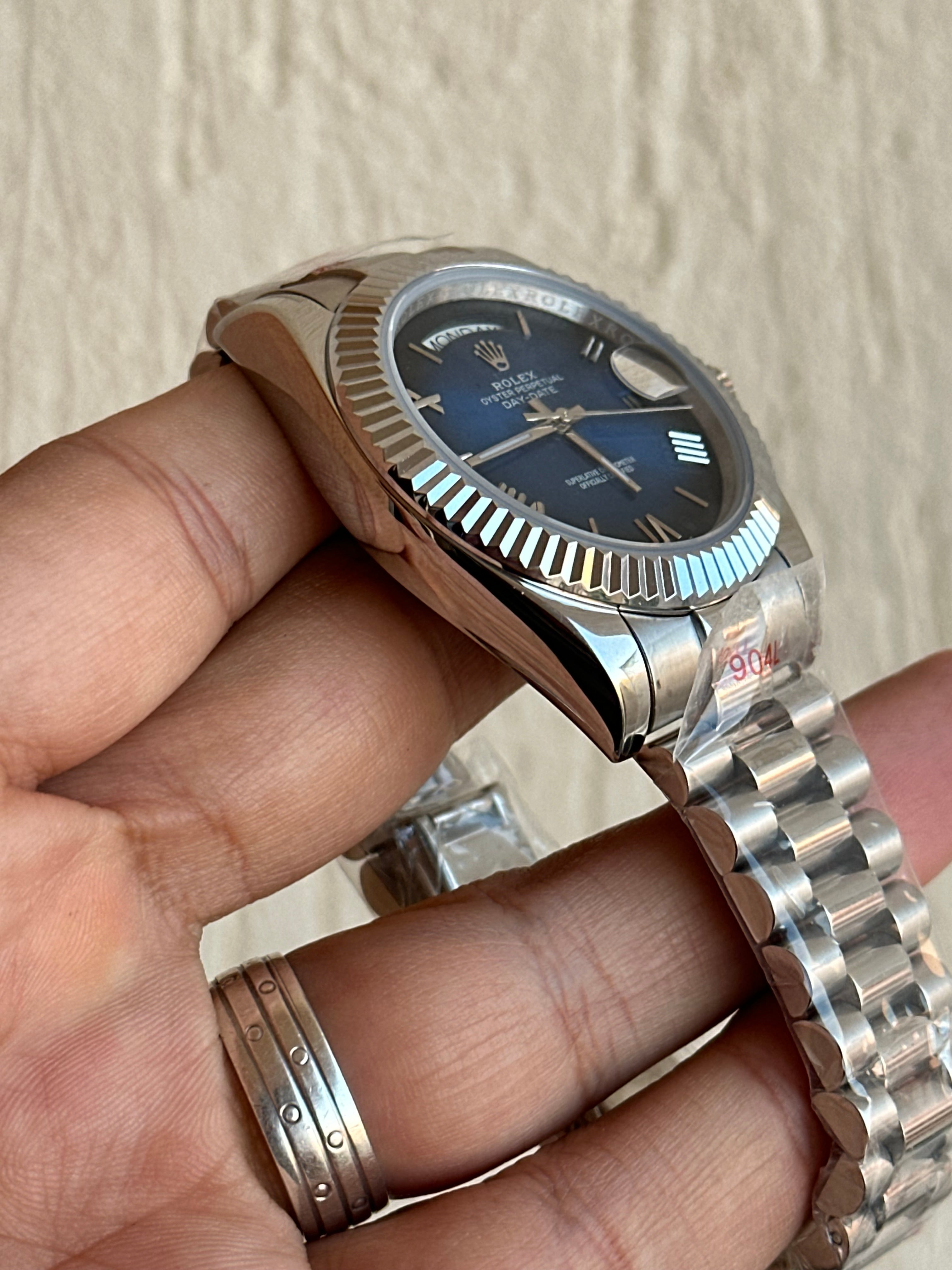 Rolex Day-Date Blue-Hombre Dial
