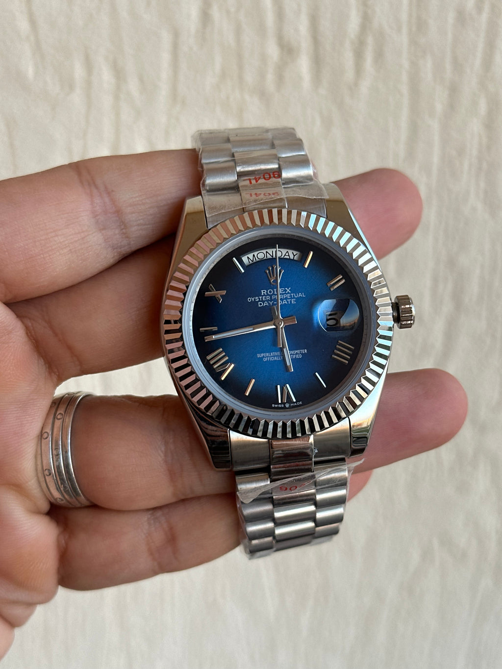 Rolex Day-Date Blue-Hombre Dial
