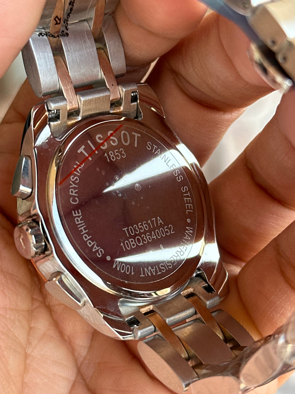 Tissot Chronograph White Dial Stainless Steel
