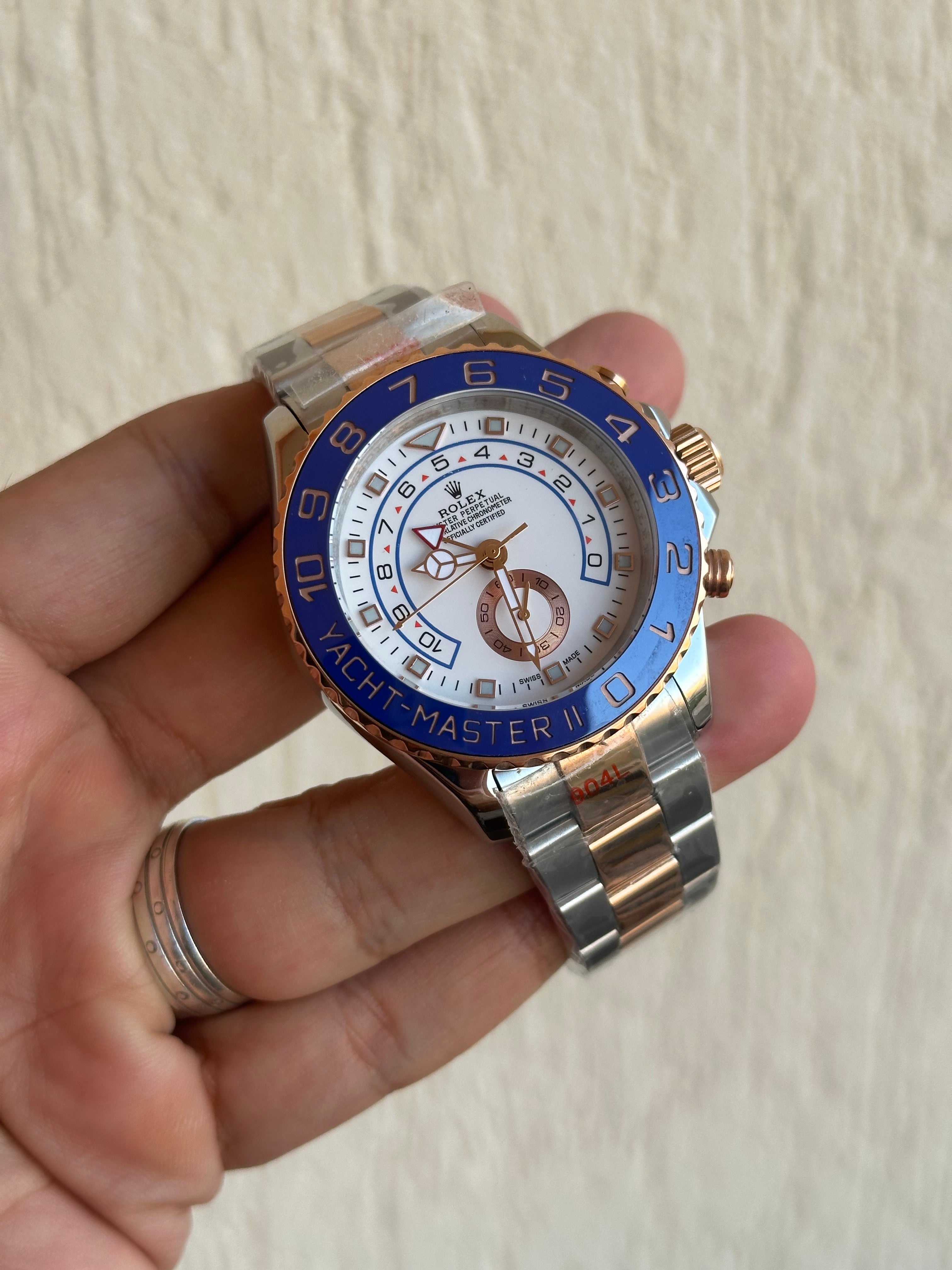 Rolex Yacht-Master II Half Rose Gold