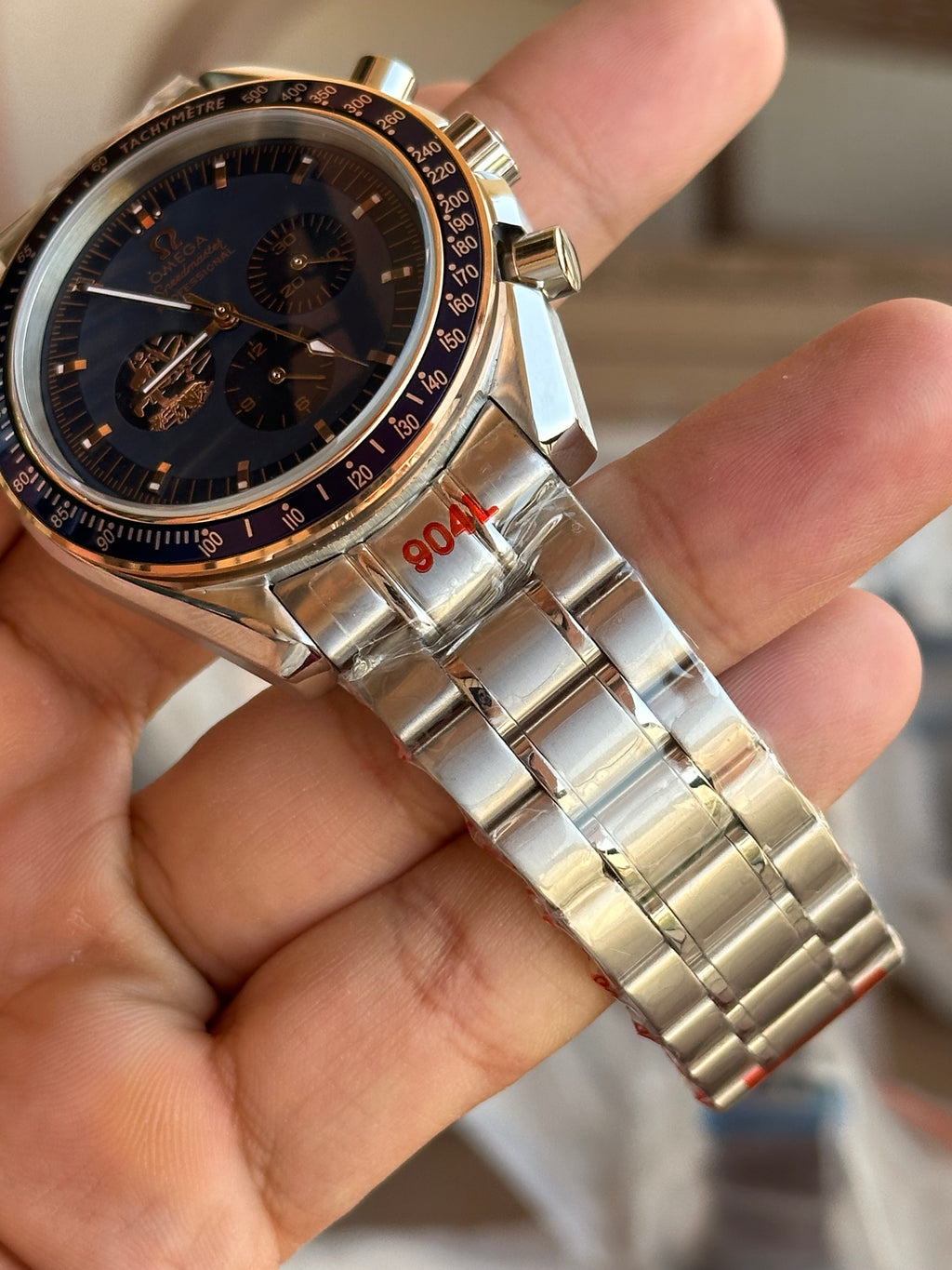 Omega Speedmaster Professional Chronograph Blue Dial