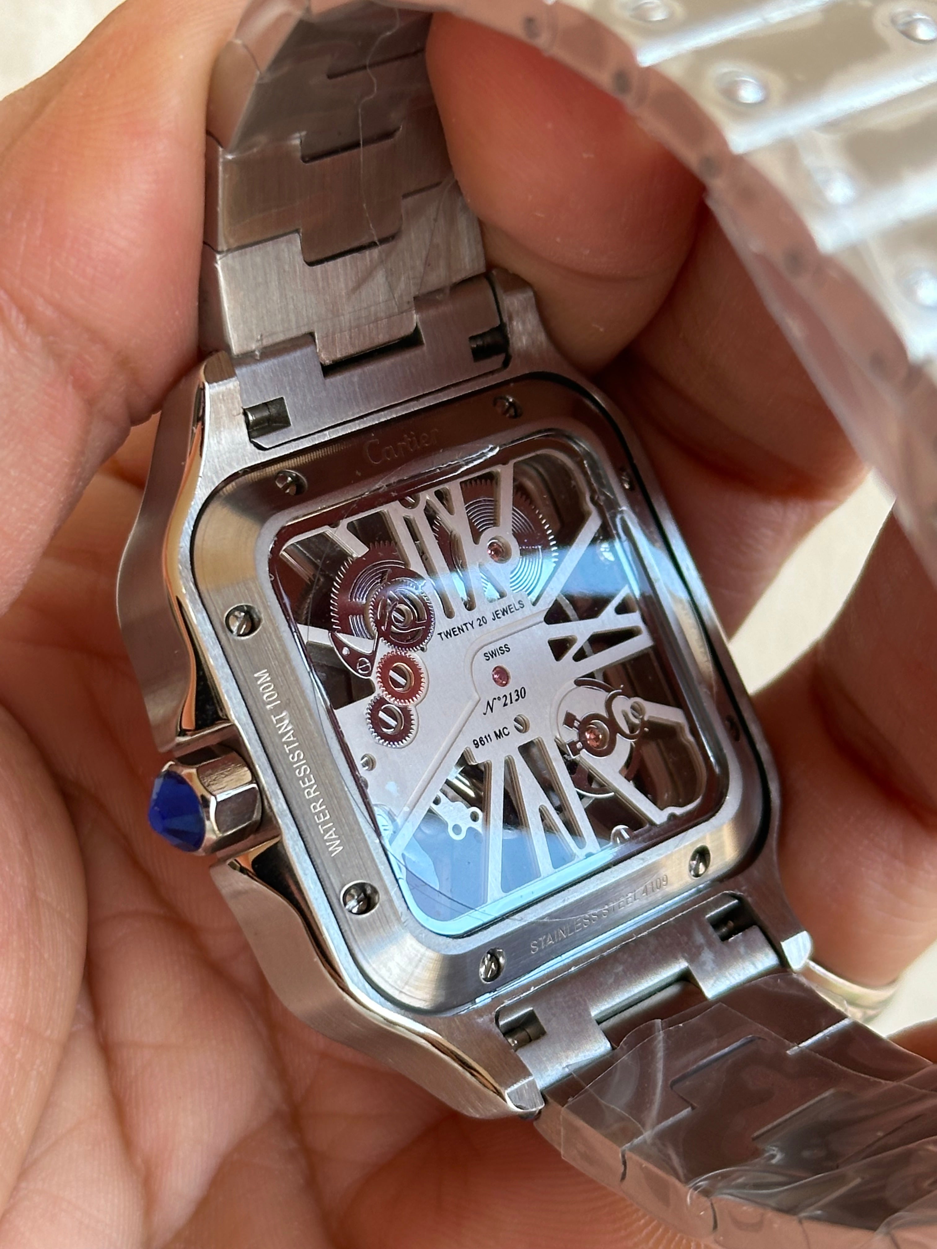 Cartier Santos Skeleton Automatic Men’s Watch