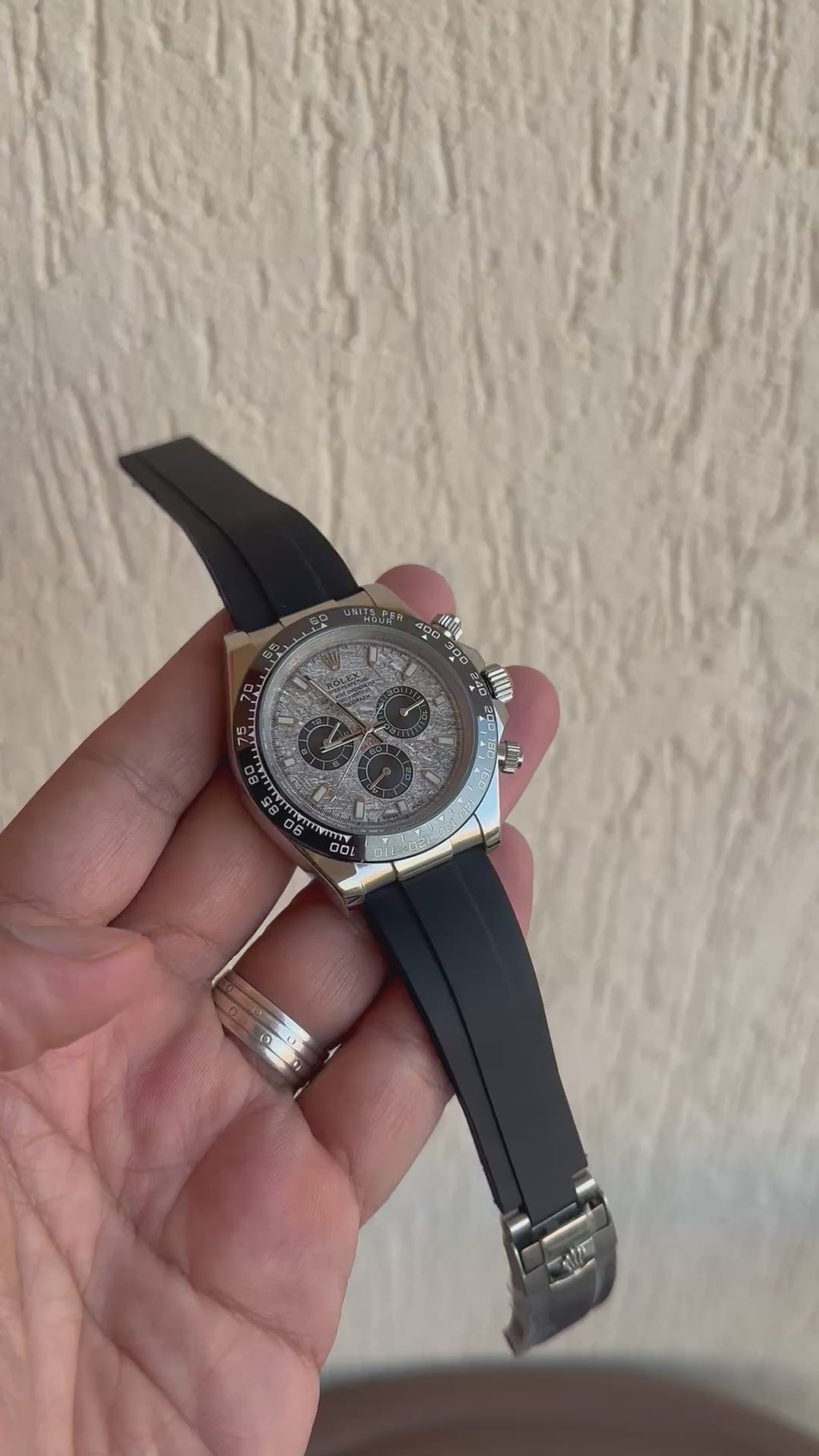 Rolex Cosmograph Daytona Meteorite Dial Oysterflex For Men