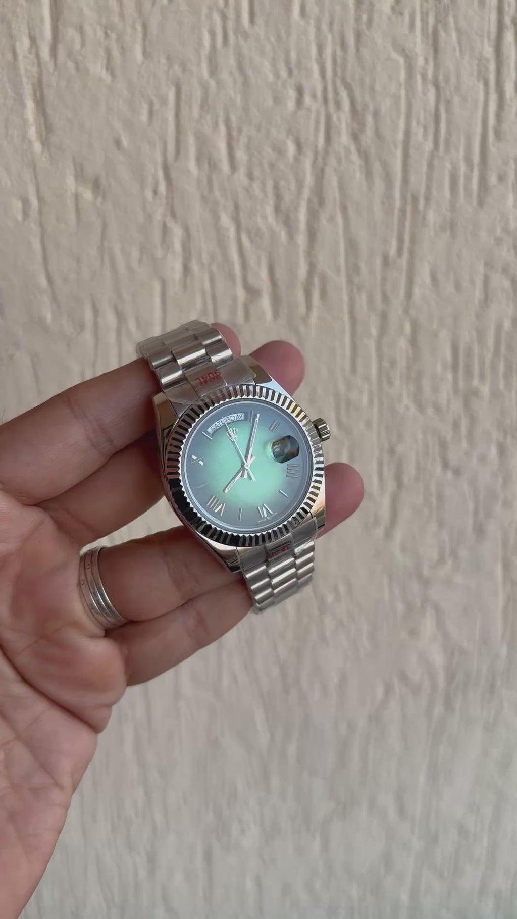 Rolex Day-Date Green-Hombre Dial